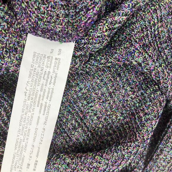 Zara Multicolor Knit Co-Ord Set Tunic & Pants L Vibrant Multicolor Casual Chic - Picture 16 of 16